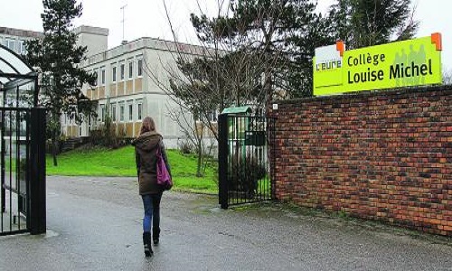 La reconstruction du collège à Manneville-sur-Risle