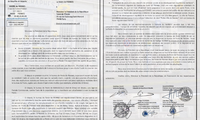Le bureau de Poste de Piennes est en danger, STOP à la casse des services publics !