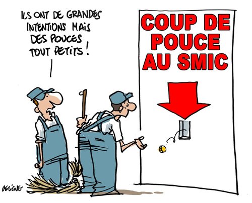 Augmentation du smic à 1400 net