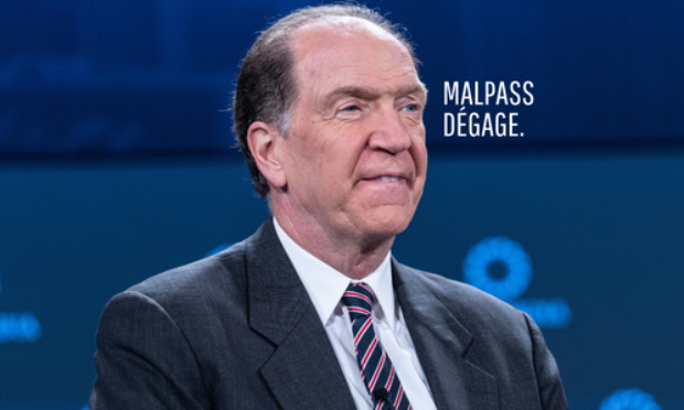 Démission de Malpass : le climatoscepticisme n'a pas sa place à la banque mondiale
