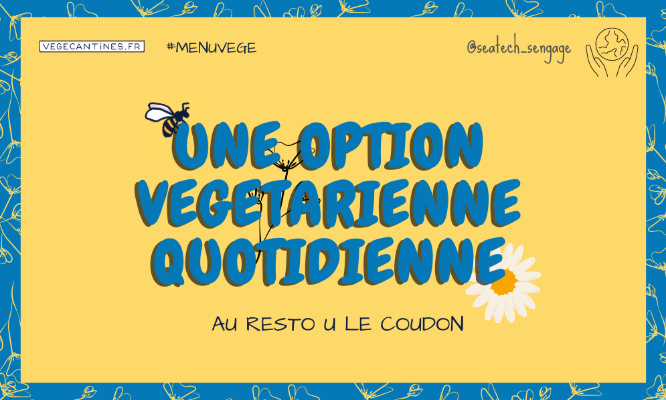 Une option végétarienne quotidienne au RU de La Garde