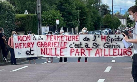 Hôpital Henry Gabrielle :  NON au transfert - OUI à son maintien à Saint-Genis-Laval !