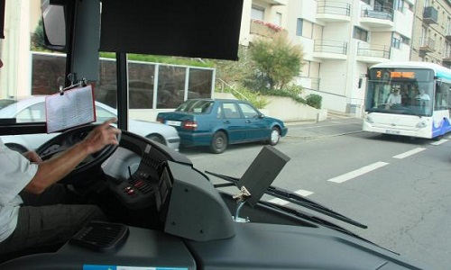 Pour le changement du conducteur de bus