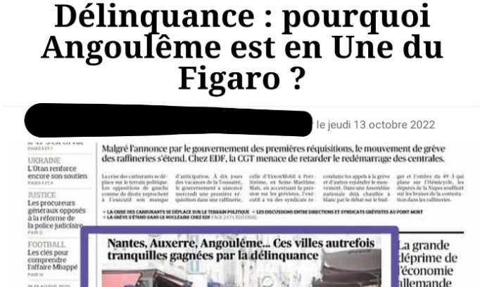 Angoulême : Attaques à l'acide, agressions, vandalisme, quand est-ce que ça s'arrêtera ?