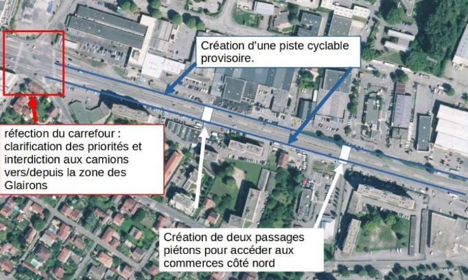 Agglomération Grenobloise : 530 m de voie urbaine sans passage piéton. Il faut que ca change !