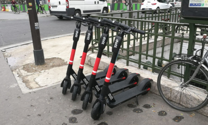 Ne pas faire disparaitre les trottinettes en libre-service DOTT