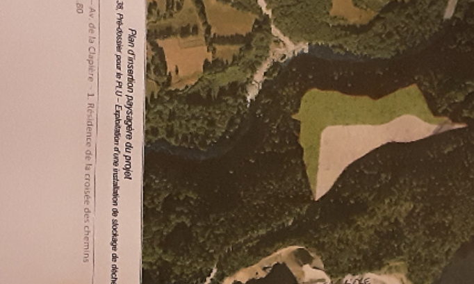 Non au projet de stockage de déchets inertes dans la vallée du Vénéon !