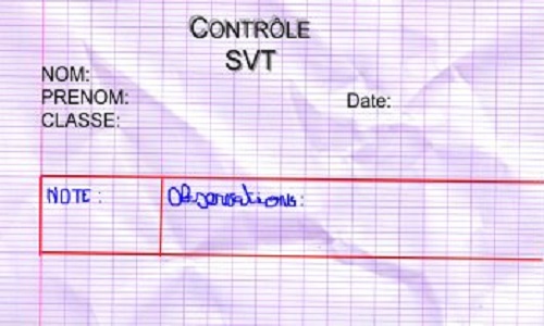 Pour le  décalage du contrôle de SVT, et un cours en classe entière lundi matin