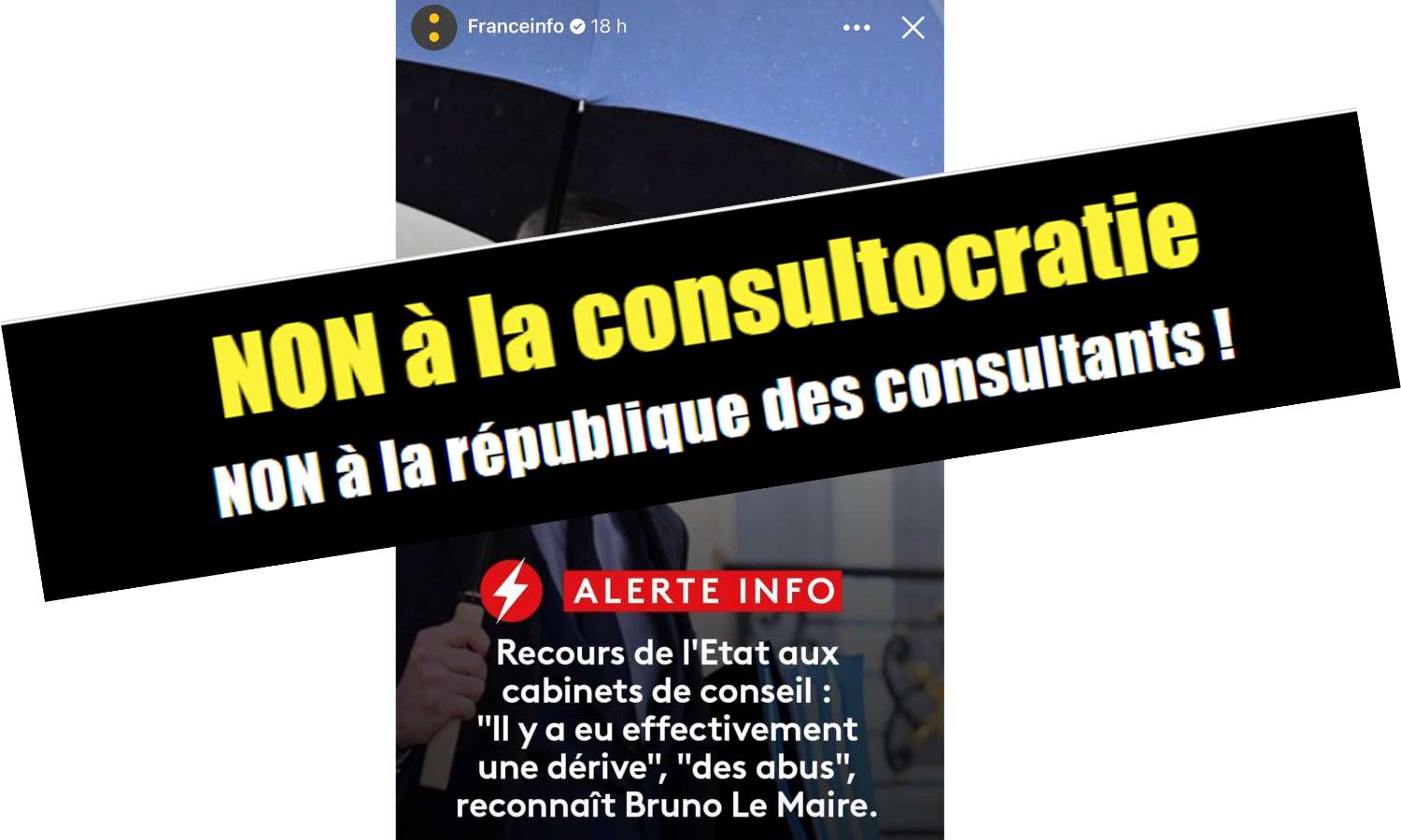 NON à la république des consultants !