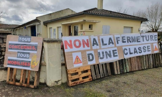 Non à la suppression d'une classe dans l'école de Dému et de Lannepax !
