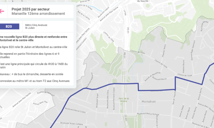 Pour le maintien de l'itinéraire de la ligne de bus n° 6 actuelle
