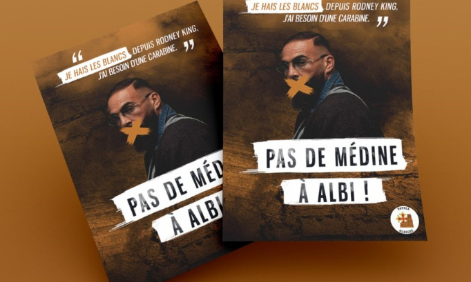 Pour l'annulation du concert de M&eacute;dine &agrave; Albi ce 1er Avril.