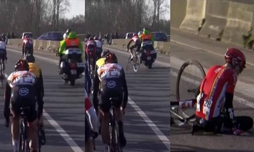 Le retrait de toute moto inutile sur les courses cyclistes !