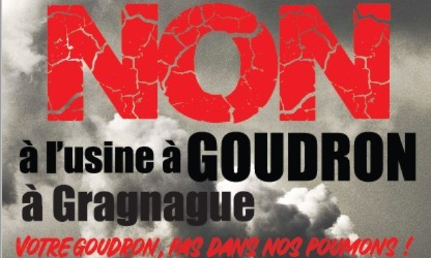 Non à l'usine à goudron à Gragnague (31)