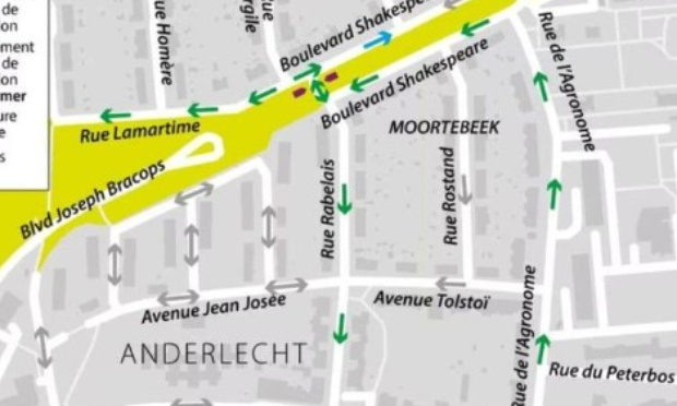 Moratoire sur le nouveau plan de circulation Moortebeek