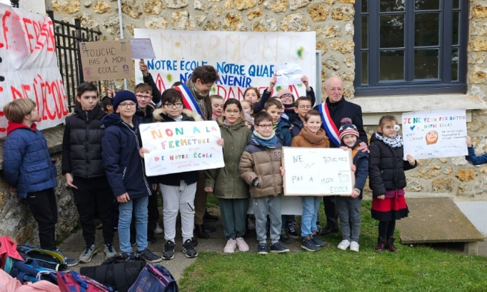 Une classe fermée = fermeture de l'école d'Immarmont !