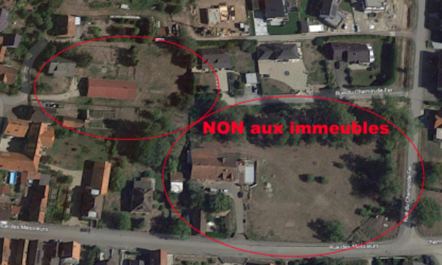 Immeubles dans le quartier à Schirrhein : Non merci !