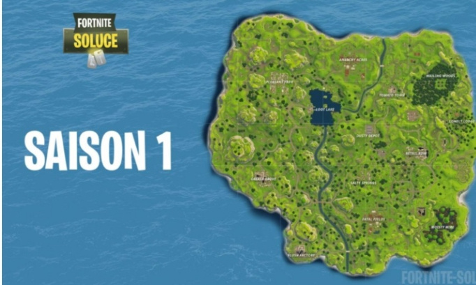 Fortnite relancer la map Chapitre 1 comme avant avec les m&ecirc;me graphismes avec 100 joueurs