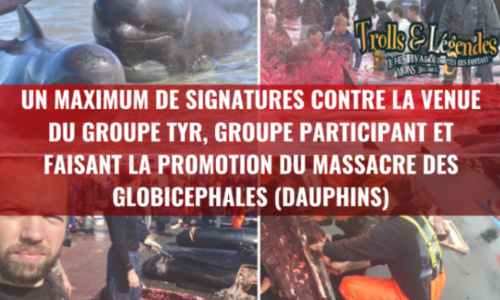 Trolls et Légendes : 'Tyr' un groupe pour le massacre des dauphins !