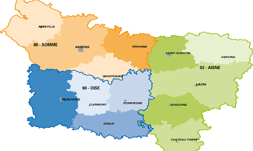 Un changement de nom pour la région des Hauts de France