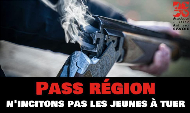 N'incitons pas les jeunes à tuer : non au Pass région pour la chasse et la pêche !