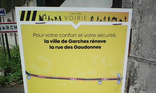 Danger pour les usagers : non aux 'chicanes' à Garches (92) !