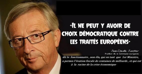 Révocation de Jean-claude JUNCKER