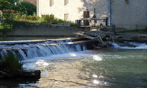 Maintenance du barrage à Perrigny sur Armancon