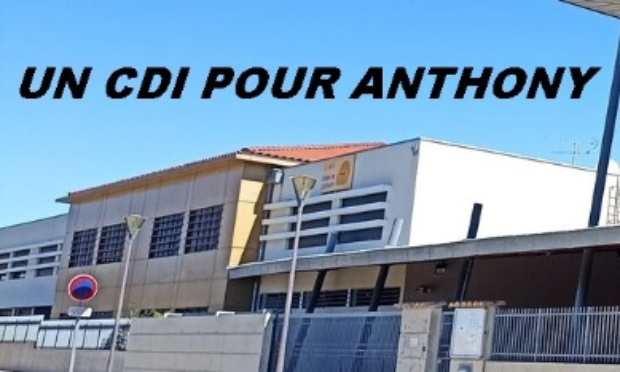 Un CDI pour Anthony !