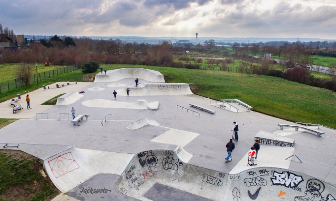Pour la construction d'un skatepark au parc de la Moline !