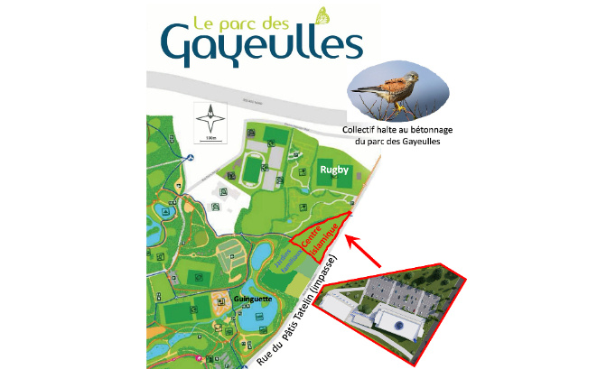 Halte au bétonnage du Parc des Gayeulles