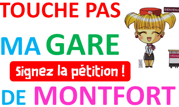 Pour le maintien du guichet SNCF à Montfort !