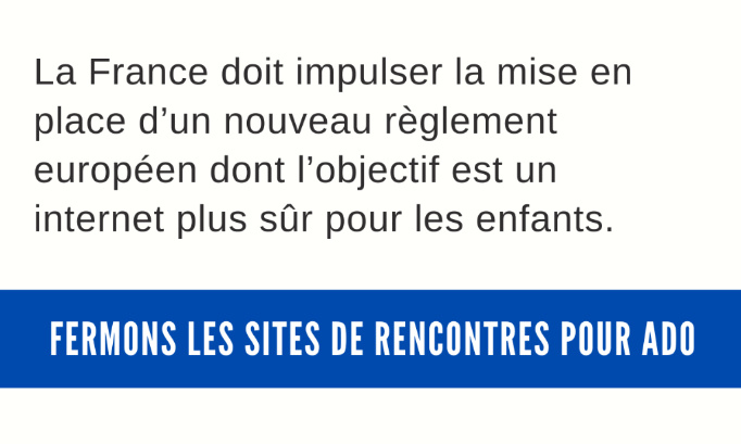 Le gouvernement doit agir pour fermer les sites de rencontres pour ado
