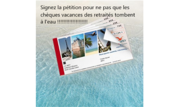 Rétablissez les chèques vacances pour les retraités les plus modestes !