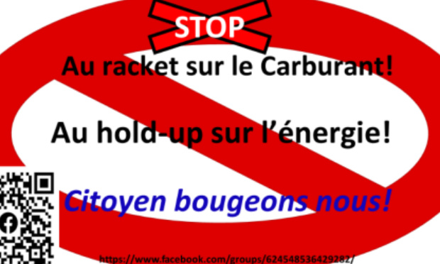 Pour la récupération de l'argent détourné sur le carburant et l'énergie !