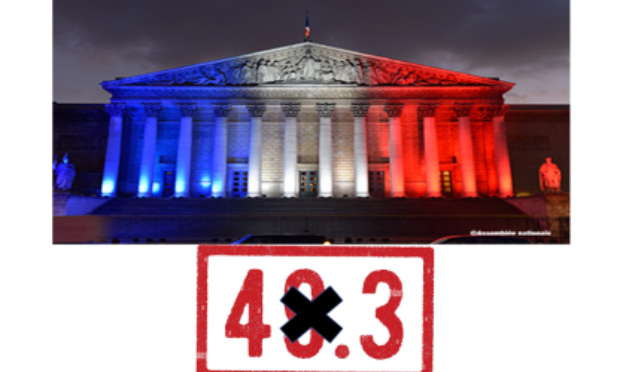 Stop à la dérive du 49.3 ! Mr le Président, respectez la représentation Nationale !