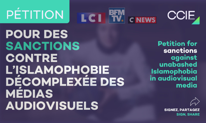 Pour des sanctions contre l’islamophobie décomplexée des médias audiovisuels