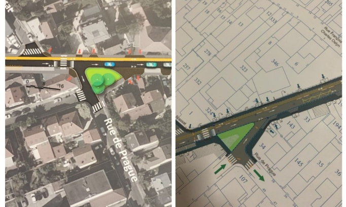 Opposition au projet d'aménagement d'une terrasse de restaurant bloquant l'accès aux rues