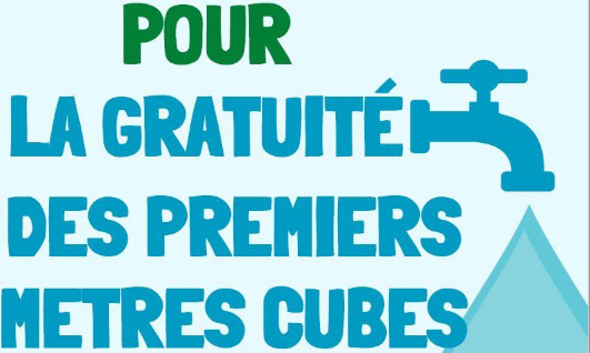 Pour la gratuité des premiers mètres cubes d'eau à Vierzon !