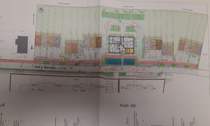 Contre les travaux de voirie Rue E. Mathieu à Tertre.