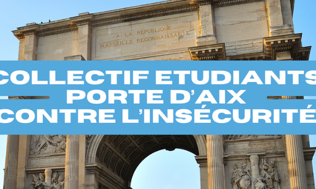 Nous voulons vivre en sécurité à la Porte d'Aix à Marseille