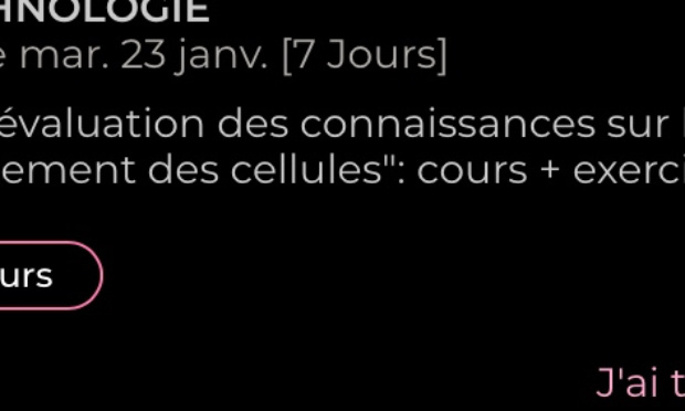 Annuler le contr&ocirc;le de biotechnologie demain