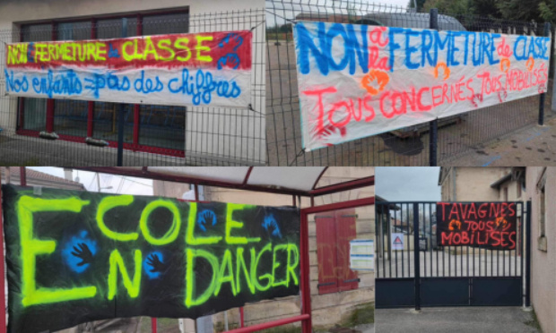 Non à la suppression d'un poste dans notre école Pol Gaston Fevez de Vavincourt