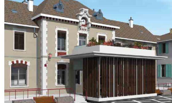 Ne dénaturez pas la façade de l'Hôtel de Ville de Vif !