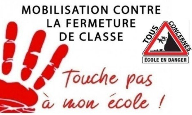 Non à la fermeture d'une classe - Pôle Edouard Manceau - RAI