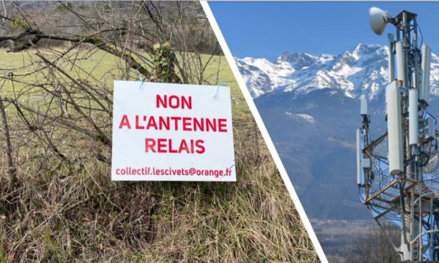 Non à l'antenne-relais 5G sur les hauteurs de ST ISMIER