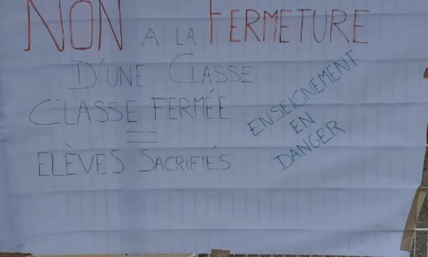 Opposez-vous à la fermeture d'une classe à l'école primaire Michel Gérachios à Fos-sur-Mer