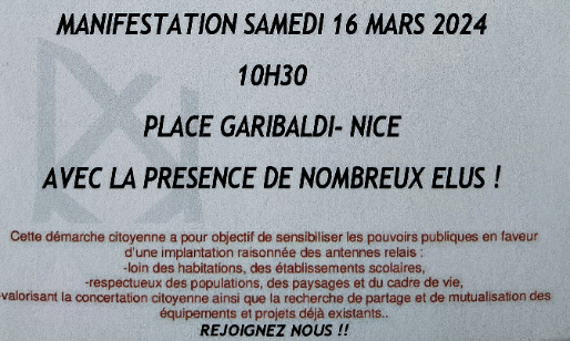 Manifestation samedi 16 mars !