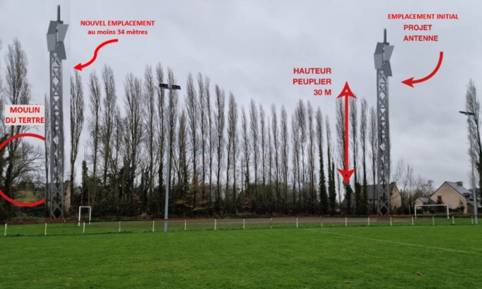 Opposition au projet d'installation d'une antenne de téléphonie mobile à Saint-Suliac