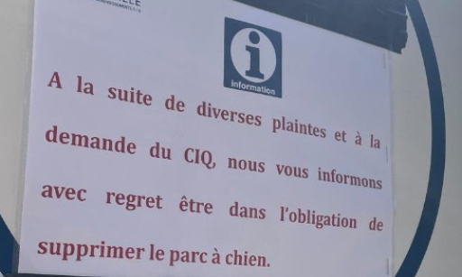 Contre la fermeture du parc a chiens Avenue Benjamin Delessert à Marseille